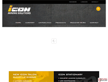 Tablet Screenshot of iconminingsolutions.com